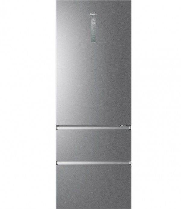 FRIGORIFERO HAIER A3FE744CPJ 3 PORTE 70 CM 460 L LIBERA INSTALLAZIONE TOTAL NO FROST INOX CLASSE E