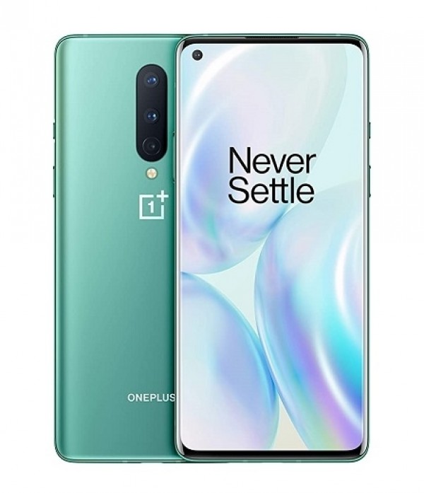 SMARTPHONE ONEPLUS 8 IN2013 256 GB DUAL SIM 6.55" FLUID AMOLED 5G TRIPLA FOTOCAMERA 48 MP OXYGEN OS GLACIAL GREEN / VERDE