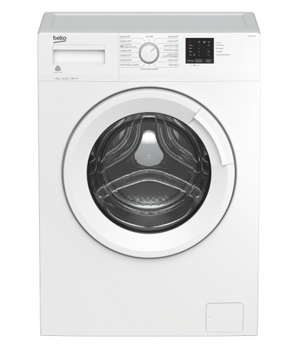 LAVATRICE BEKO WUX71231W 7 KG 1200 GIRI SLIM CARICO FRONTALE 15 PROGRAMMI PARTENZA RITARDATA LIBERA INSTALLAZIONE CLASSE A+++