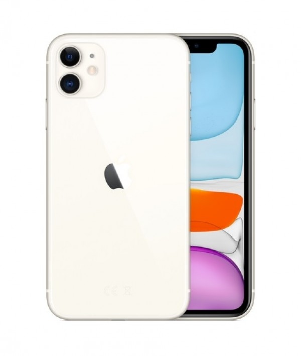 SMARTPHONE APPLE IPHONE 11 64 GB DUAL SIM 6.1" 4G LTE A13 ESA CORE IOS 13 12 MP BIANCO