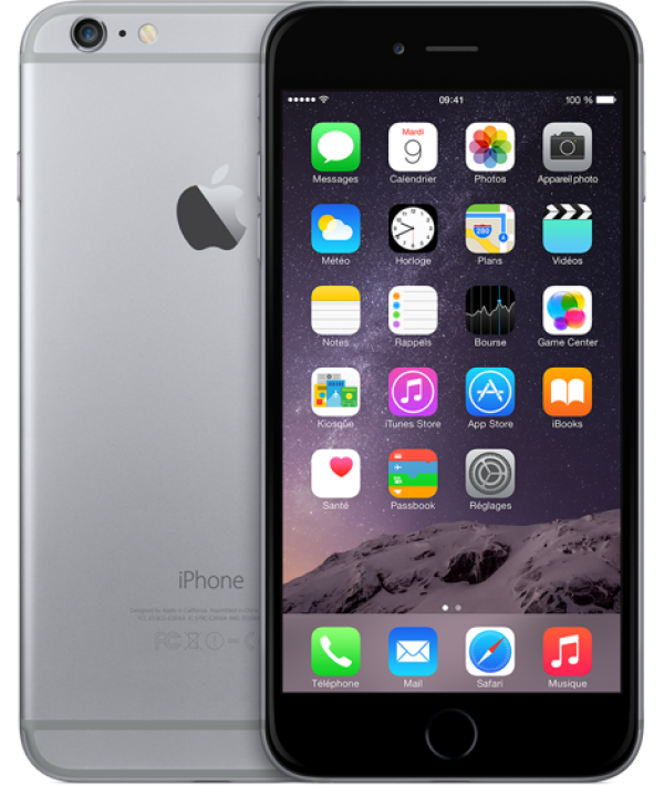 IPHONE 6 PLUS APPLE 128 GB 4G LTE CHIP A8 TOUCH ID IOS 8 8 Mpx FOCUS PIXEL GRIGIO SIDERALE