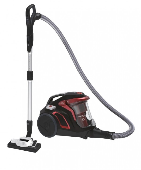 SCOPA ELETTRICA / ASPIRAPOLVERE HOOVER H-POWER 700 HP730ALG 011 A TRAINO CON FILO SENZA SACCO 2 L TECNOLOGIA CICLONICA AUTOPULENTE NERO