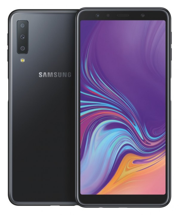 SMARTPHONE SAMSUNG GALAXY A7 SM A750F (2018) 64 GB OCTA CORE 6" SUPER AMOLED 4G LTE WIFI BLUETOOTH TRIPLA FOTOCAMERA NERO