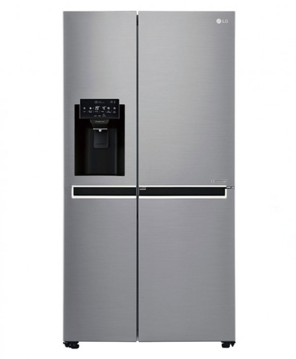 FRIGORIFERO LG SIDE BY SIDE GSJ761PZTZ 625 L NO FROST LIBERA INSTALLAZIONE DISPENSER ACQUA E GHIACCIO INOX CLASSE F