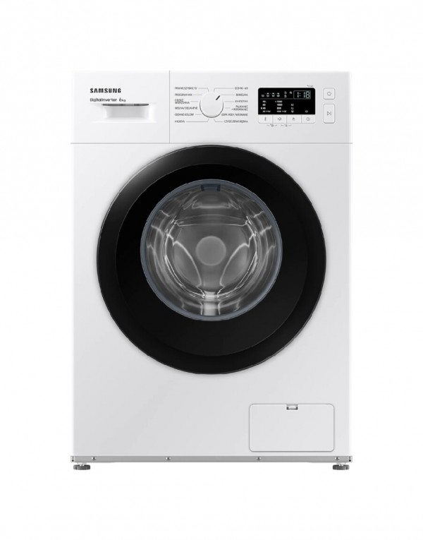 LAVATRICE SAMSUNG WW60A3120BE / WW60A3120WE 6 KG SLIM 1200 GIRI DISPLAY LED CARICO FRONTALE DIGITAL INVERTER VAPORE IGIENIZZANTE LIBERA INSTALLAZIONE CLASSE C