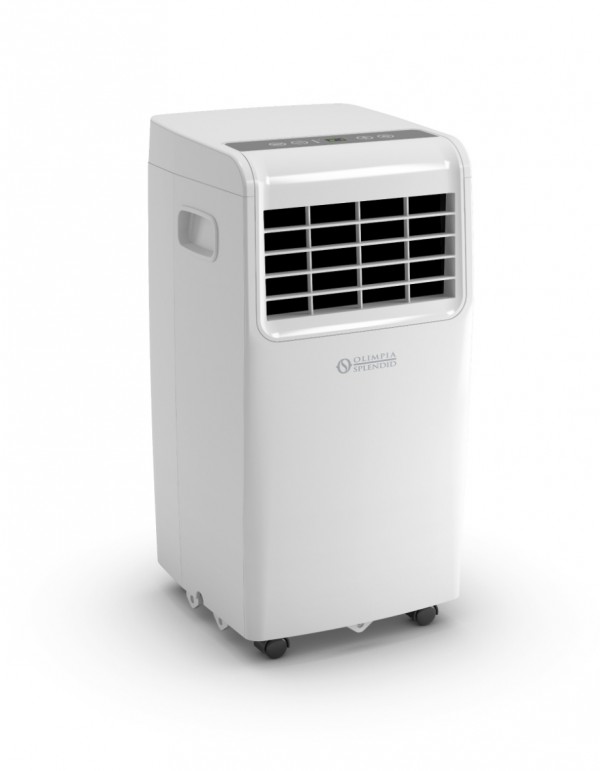 CLIMATIZZATORE / CONDIZIONATORE PORTATILE MONOBLOCCO OLIMPIA SPLENDID DOLCECLIMA COMPACT 9 MWG 9000 BTU RAFFRESCAMENTO, DEUMIDIFICATORE, VENTILAZIONE LIBERA INSTALLAZIONE TIMER GAS R290 BIANCO CLASSE A