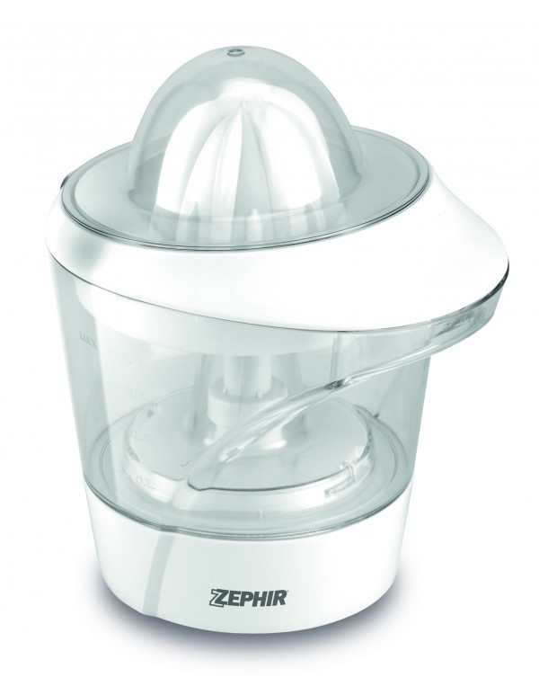 SPREMIAGRUMI ELETTRICO ZEPHIR ZHC452 40W 0,5L DOPPIO SENSO DI ROTAZIONE FILTRO ANTI-POLPA BIANCO