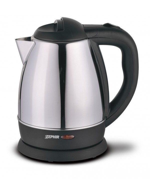 BOLLITORE IN ACCIAIO ZEPHIR ZHC91 1400 W 1,2 L SPEGNIMENTO AUTOMATICO NERO / SILVER