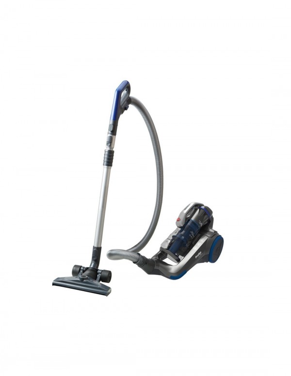 SCOPA ELETTRICA / ASPIRAPOLVERE HOOVER PRODIGE CORDLESS PRC18LI 011 A TRAINO EPA CICLONICO SENZA SACCHETTO TITANIO