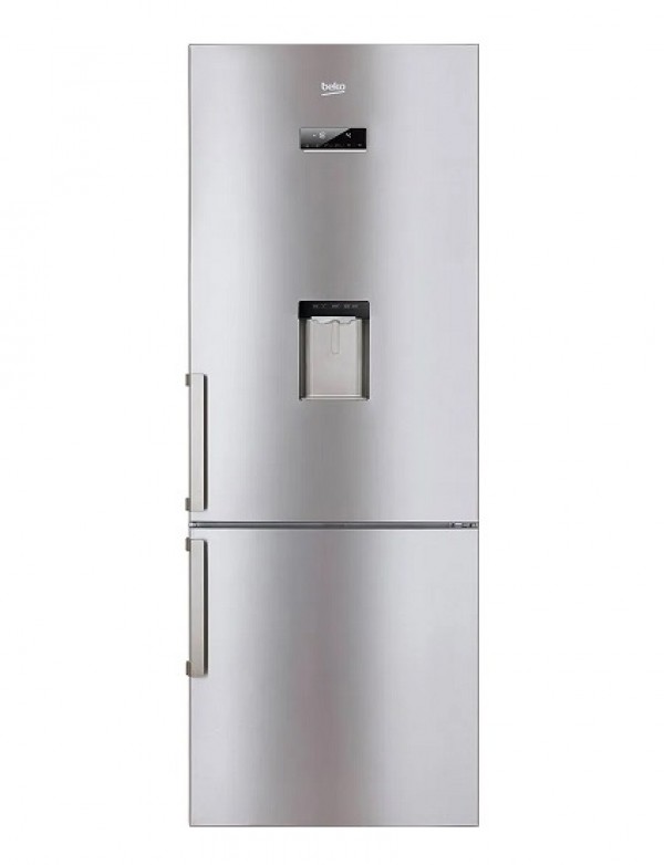 FRIGORIFERO BEKO RCNE520E31DZX COMBINATO 520 L 70 CM DISPENSER TOTAL NO FROST PROSMART INVERTER SILVER LIBERA INSTALLAZIONE CLASSE A++
