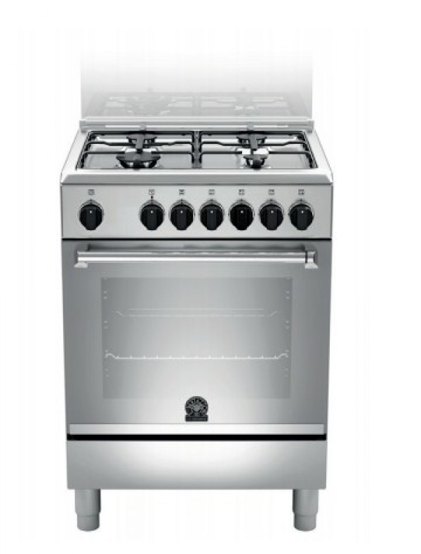 CUCINA A GAS BERAZZONI LA GERMANIA AMN604MFESXE INOX 4 FUOCHI FORNO 56 L 5 FUNZIONI GRILL CLASSE A LA GERMANIA