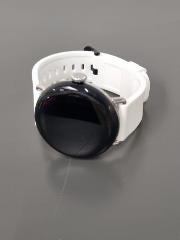 GOOGLE PIXEL WATCH 2 G4TSL 41 MM AMOLED TOUCH SCREEN WEAR OS 4G LTE WI-FI GPS CASSA ARGENTO CINTURINO BIANCO