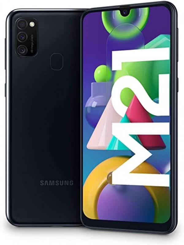 SMARTPHONE SAMSUNG GALAXY M21 SM M215F 64 GB DUAL SIM OCTA CORE 6.4" SUPER AMOLED 4G LTE WIFI BLUETOOTH TRIPLA FOTOCAMERA NERO