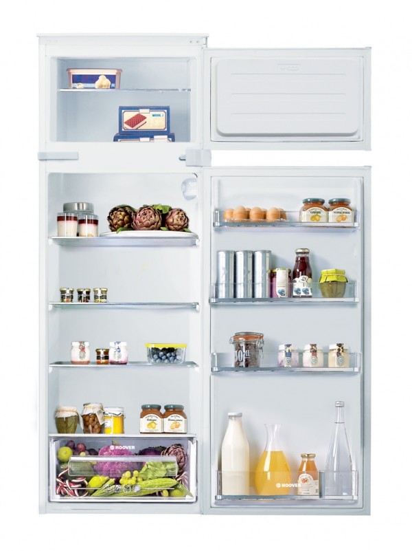 FRIGORIFERO HOOVER H-FRIDGE 300 HBD 154 DOPPIA PORTA DA INCASSO STATICO BIANCO