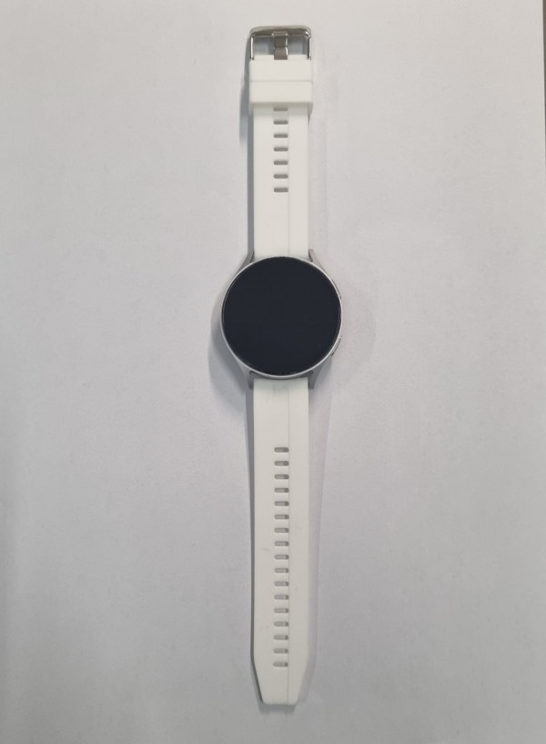 SMARTWATCH SAMSUNG GALAXY WATCH 4 CLASSIC LTE 46 MM SM R895 1.4" SUPER AMOLED 16 GB BLUETOOTH CASSA SILVER CINTURINO BIANCO