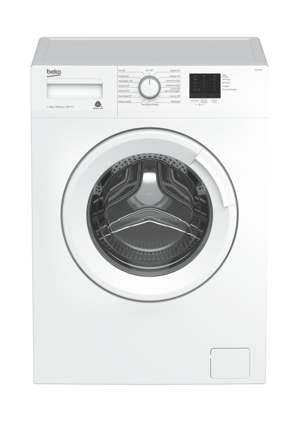 LAVATRICE BEKO WCX81031W 8 KG 1000 GIRI CARICO FRONTALE 15 PROGRAMMI PARTENZA RITARDATA LIBERA INSTALLAZIONE CLASSE A+++