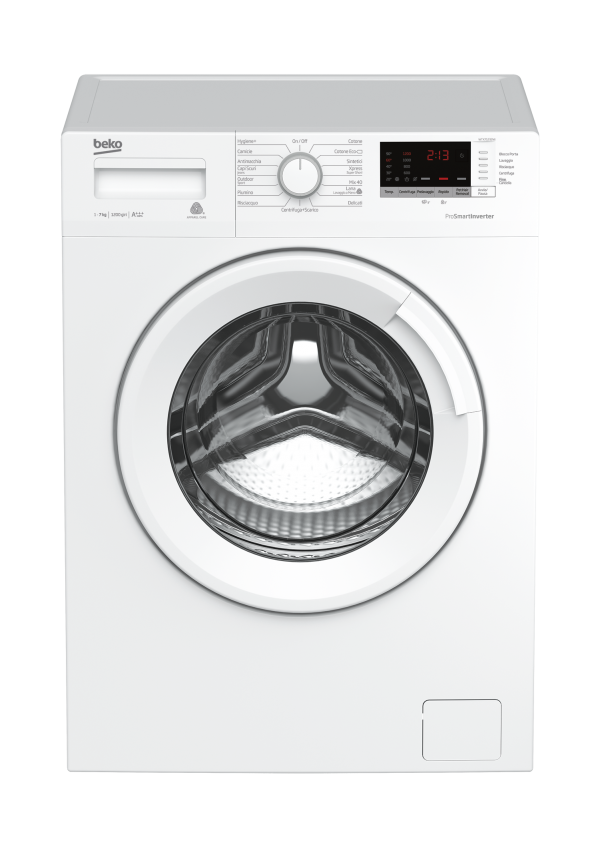 LAVATRICE BEKO WTX71232WI 7 KG 1200 GIRI CARICO FRONTALE 15 PROGRAMMI PARTENZA RITARDATA LIBERA INSTALLAZIONE CLASSE A+++