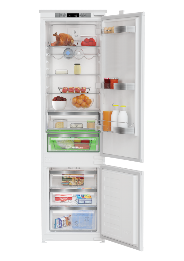 FRIGORIFERO GRUNDIG GKNI25930N COMBINATO INCASSO 215 L 54 CM NO FROST BIANCO CLASSE F