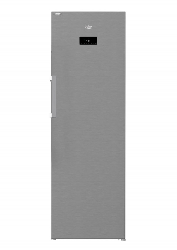 CONGELATORE VERTICALE A CASSETTI BEKO RFNE312E43XN MONOPORTA 60 CM 282 L TOTAL NO FROST PROSMART INVERTER LIBERA INSTALLAZIONE INOX CLASSE E