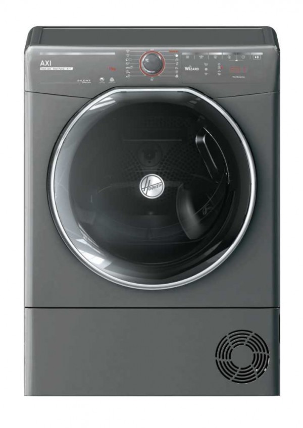 ASCIUGATRICE HOOVER ATDH11A2TKERXMSS 11 KG CARICO FRONTALE POMPA DI CALORE WIFI + BLUETOOTH LIBERA INSTALLAZIONE GRIGIO CLASSE A++