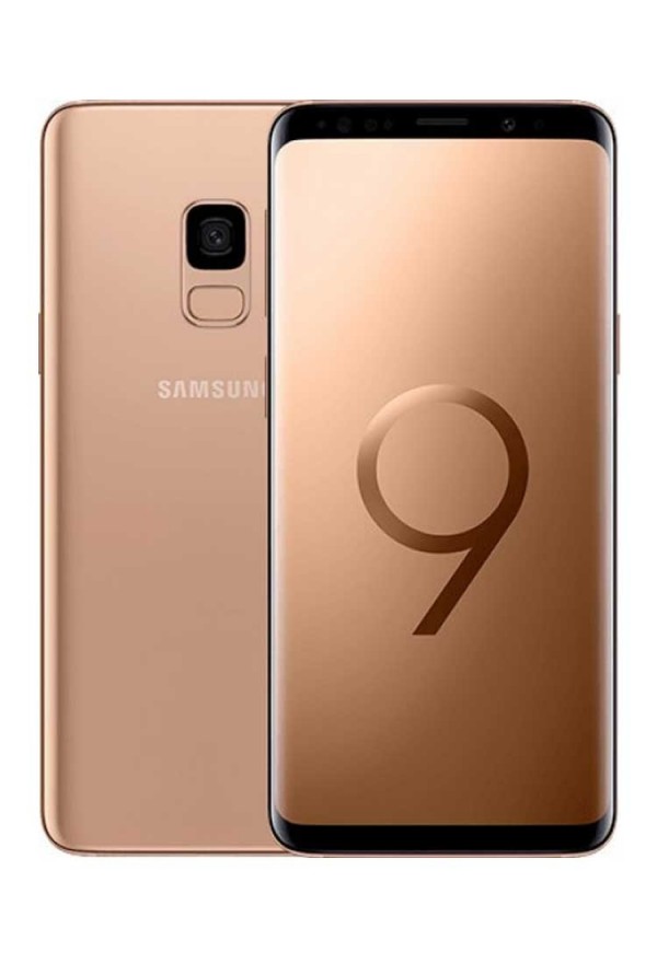 SMARTPHONE SAMSUNG GALAXY S9 SM G960F DUAL SIM 128 GB 4G LTE WIFI 12 MP OCTA CORE 5.8" QUAD HD+ SUPER AMOLED SUNRISE GOLD