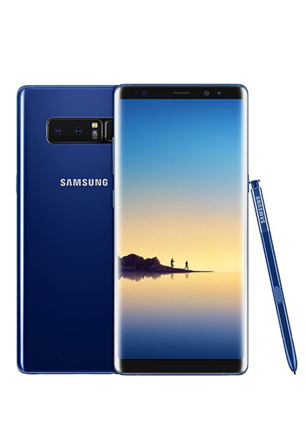 SMARTPHONE SAMSUNG GALAXY NOTE 8 SM N950F 6.3" DUAL EDGE SUPER AMOLED 64 GB OCTA CORE 4G LTE WIFI 12 MP + 12 MP ANDROID BLU