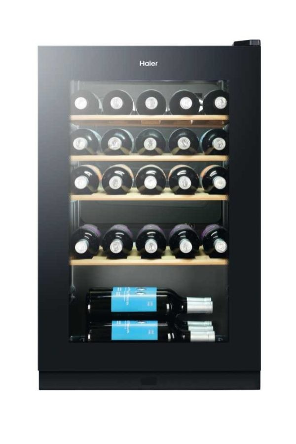 CANTINETTA VINO WINE BANK 50 HAIER WS30GA SERIE 3 50 CM 30 BOTTIGLIE 108 L 4 RIPIANI LIBERA INSTALLAZIONE NERO CLASSE G