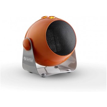 STUFETTA / TERMOVENTILATORE CALDODESIGN 99402 OLIMPIA SPLENDID TRE MODALITA' D'USO 1800W CON TECNOLOGIA CERAMICA ARANCIONE