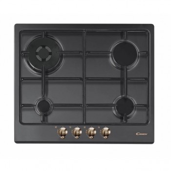 PIANO COTTURA CANDY CPGC64SWPGHG GAS 4 FUOCHI 60 CM NERO