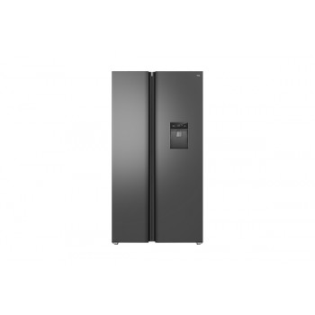FRIGORIFERO TCL SIDE BY SIDE RP631SSE0 631 L NO FROST INVERTER DISPENSER LIBERA INSTALLAZIONE DARK SILVER CLASSE E