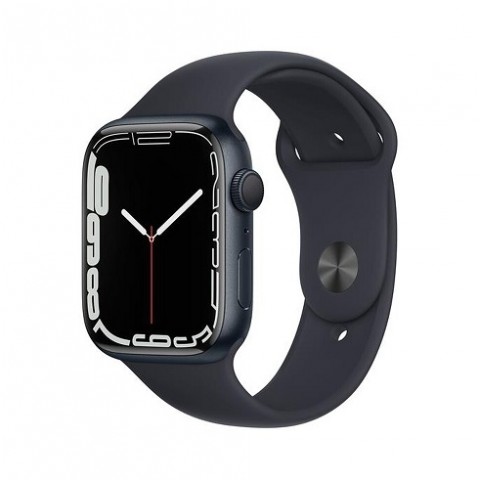 SMARTWATCH APPLE WATCH 7 45 MM GPS 32 GB CASSA IN ALLUMINIO CINTURINO SPORT MEZZANOTTE