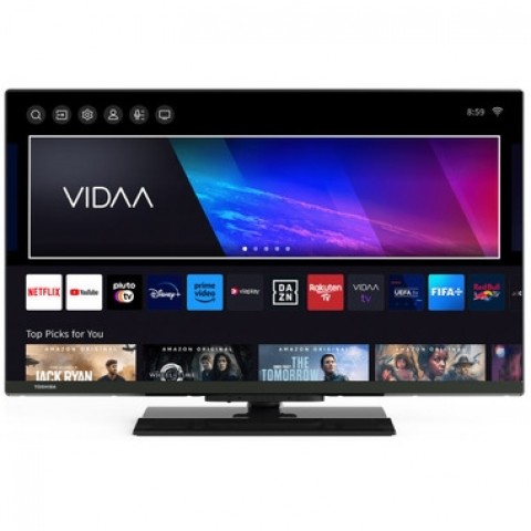 TV 32" TOSHIBA 32LV3E63DA LED FULL HD VIDAA SMART WIFI 1200 PQI HDMI USB