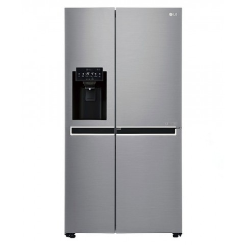 FRIGORIFERO LG SIDE BY SIDE GSJ761PZTZ 625 L NO FROST LIBERA INSTALLAZIONE DISPENSER ACQUA E GHIACCIO INOX CLASSE F