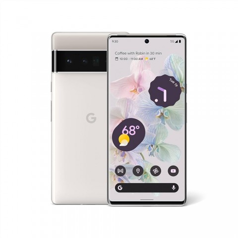 SMARTPHONE GOOGLE PIXEL 6 PRO 5G GLU0G 128 GB DUAL SIM 6,7" OCTA CORE TRIPLA FOTOCAMERA 50 MP CLOUDY WHITE / BIANCO