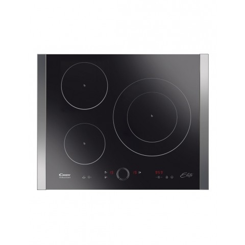 PIANO COTTURA CANDY INDUZIONE CI 3640 ELITE 3 FUOCHI 60 CM VETROCERAMICA NERO