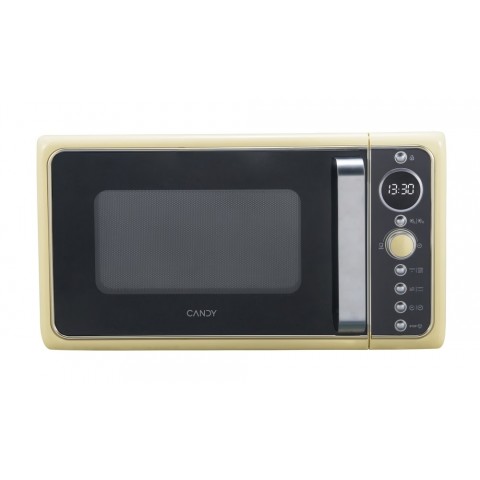 FORNO MICROONDE CANDY DIVO G25CC 25 L 900 W GRILL 6 LIVELLI DI POTENZA PROGRAMMI DI COTTURA AUTOMATICI LIBERA INSTALLAZIONE CREMA