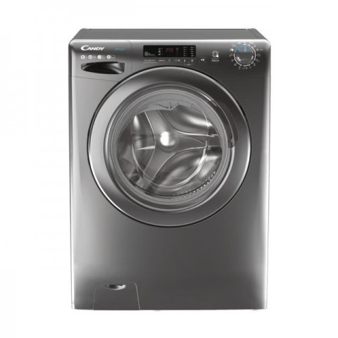 LAVATRICE CANDY SMART CS 1292DWRR4/1-S 9 KG 1200 GIRI CARICO FRONTALE PARTENZA RITARDATA 16 PROGRAMMI NFC LIBERA INSTALLAZIONE ANTRACITE / NERO CLASSE B