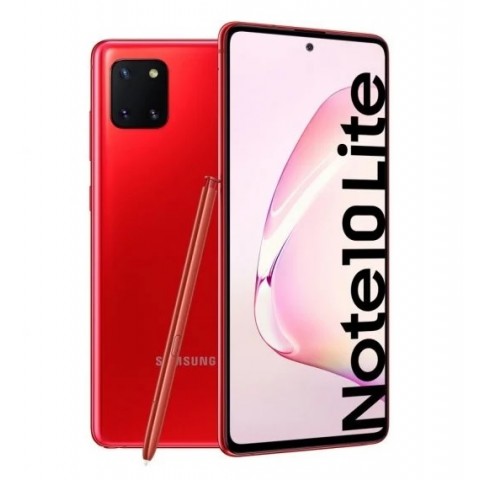 SMARTPHONE SAMSUNG GALAXY NOTE 10 LITE SM N770F DUAL SIM 6.7" SUPER AMOLED 128 GB OCTA CORE 4G LTE WIFI AURA RED / ROSSO