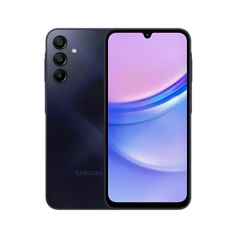 SMARTPHONE SAMSUNG GALAXY A15 SM A155F DUAL SIM 128 GB OCTA CORE 6.5" 4G LTE WIFI TRIPLA FOTOCAMERA 50 MP BLUE BLACK / NERO