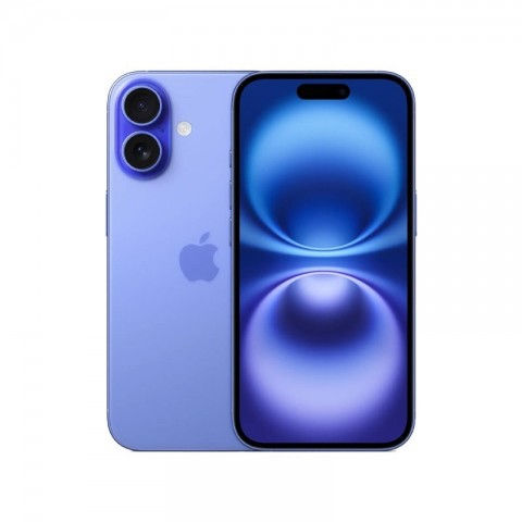 SMARTPHONE APPLE IPHONE 16 256 GB DUAL SIM 6.1" 5G A18 DOPPIA FOTOCAMERA 48 MP BLU OLTREMARE