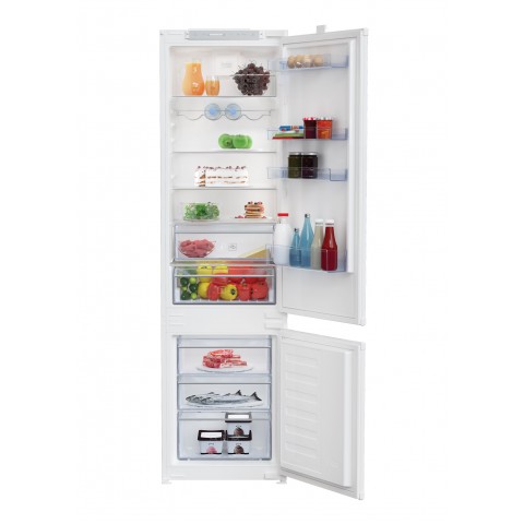 FRIGORIFERO BEKO BCSA306E4SFN STATICO VENTILATO COMBINATO DA INCASSO 298 L 54 CM PROSMART INVERTER BIANCO CLASSE E