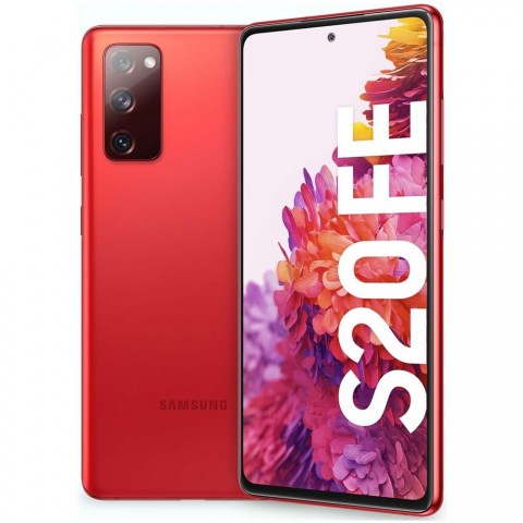 SMARTPHONE SAMSUNG GALAXY S20 FE SM G780F 128 GB DUAL SIM 6.5" 4G LTE TRIPLA FOTOCAMERA OCTA CORE CLOUD RED / ROSSO