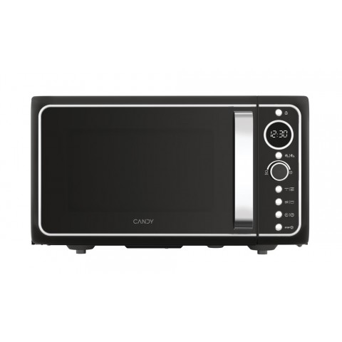 FORNO MICROONDE CANDY DIVO G25CMB 25 L 900 W GRILL 6 LIVELLI DI POTENZA PROGRAMMI DI COTTURA AUTOMATICI LIBERA INSTALLAZIONE NERO