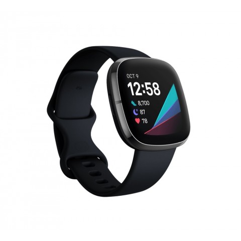 SMARTWATCH FITBIT SENSE FB512 CARBONE / ACCIAIO INOSSIDABILE GRAFITE