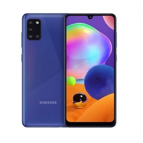 SMARTPHONE SAMSUNG GALAXY A31 SM A315G DUAL SIM 128 GB OCTA CORE 6.4" SUPER AMOLED 4G LTE WIFI BLUETOOTH QUATTRO FOTOCAMERE PRISM CRUSH BLUE
