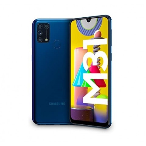 SMARTPHONE SAMSUNG GALAXY M31 SM M315F 64 GB DUAL SIM 6.4" 4G LTE WIFI QUATTRO FOTOCAMERE OCTA CORE BLU