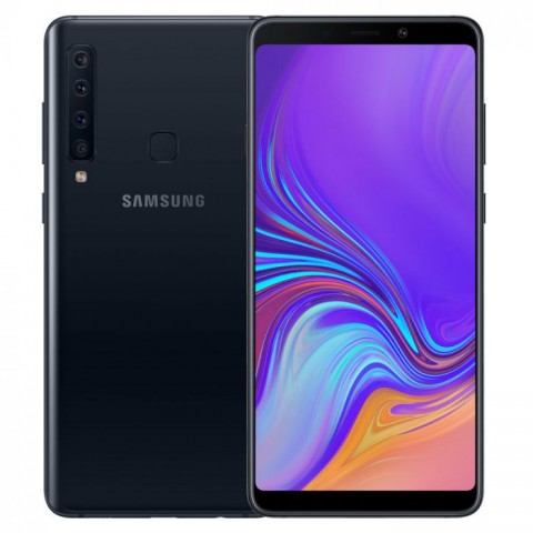 SMARTPHONE SAMSUNG GALAXY A9 (2018) SM A920F DUAL SIM 128 GB OCTA CORE 6.3" SUPER AMOLED 4G LTE WIFI BLUETOOTH QUAD CAMERA CAVIAR BLACK