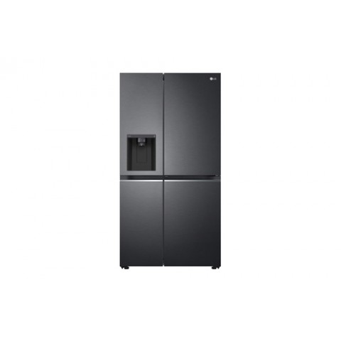 FRIGORIFERO LG SIDE BY SIDE GSJV71MCTE 635 L WIFI INVERTER NO FROST LIBERA INSTALLAZIONE DISPENSER ACQUA E GHIACCIO NERO CLASSE E