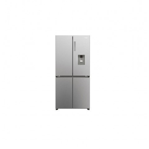 FRIGORIFERO HAIER CUBE 83 SERIE 3 HCR3818EWMM SIDE-BY-SIDE 4 PORTE 83 CM 463 L INOX TOTAL NO FROST INVERTER LIBERA INSTALLAZIONE CLASSE E