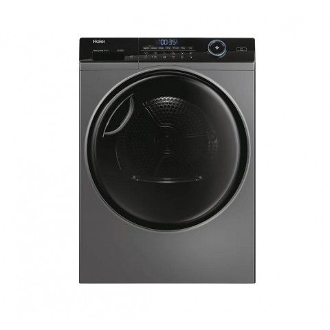 ASCIUGATRICE HAIER HD80-A3959R-S 8 KG 67.5 CM CARICO FRONTALE POMPA DI CALORE PARTENZA DIFFERITA INVERTER WIFI BLUETOOTH LIBERA INSTALLAZIONE ANTRACITE / NERO A+++
